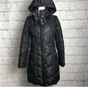 Michael Kors Black Puffer trench XS